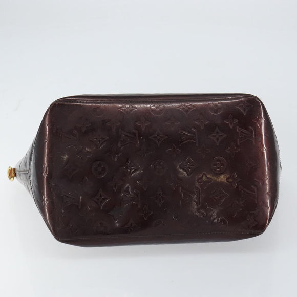 LOUIS VUITTON Monogram Vernis Bellevue GM Tragetasche Amarante M93589 Auth BA8883