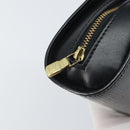 LOUIS VUITTON Epi Dauphine PM Pouch Black M48442 LV Auth BA8885-8