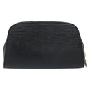 LOUIS VUITTON Epi Dauphine PM Pouch Black M48442 LV Auth BA8885-2