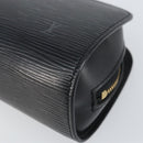 LOUIS VUITTON Epi Dauphine PM Pouch Black M48442 LV Auth BA8885-7