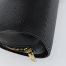 LOUIS VUITTON Epi Dauphine PM Pouch Black M48442 LV Auth BA8885-14