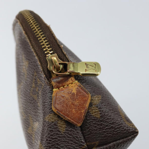 LOUIS VUITTON Monogram Pochette Cosmetic PM Pouch M43998 LV Auth BA8887