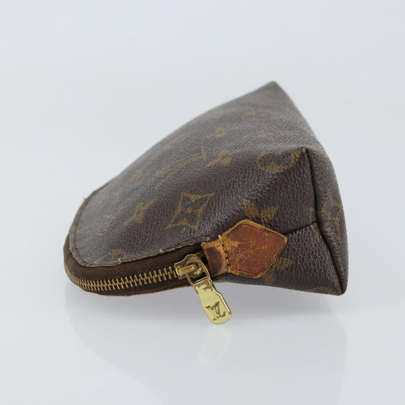 LOUIS VUITTON Monogram Pochette Cosmetic PM Pouch M43998 LV Auth BA8887