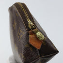 LOUIS VUITTON Monogram Pochette Cosmetic PM Pouch M43998 LV Auth BA8888-8