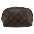 LOUIS VUITTON Monogram Pochette Cosmetic PM Pouch M43998 LV Auth BA8888-13