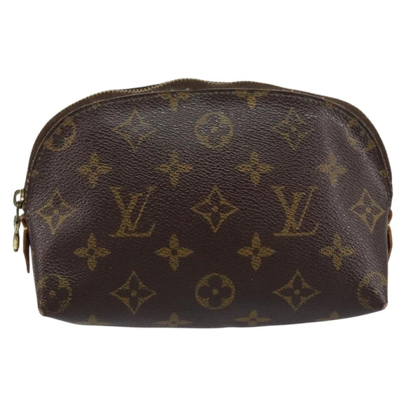 LOUIS VUITTON Monogram Pochette Cosmetic PM Pouch M43998 LV Auth BA8888