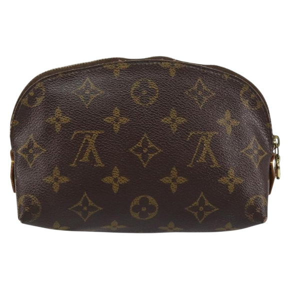 LOUIS VUITTON Monogram Pochette Cosmetic PM Pouch M43998 LV Auth BA8888