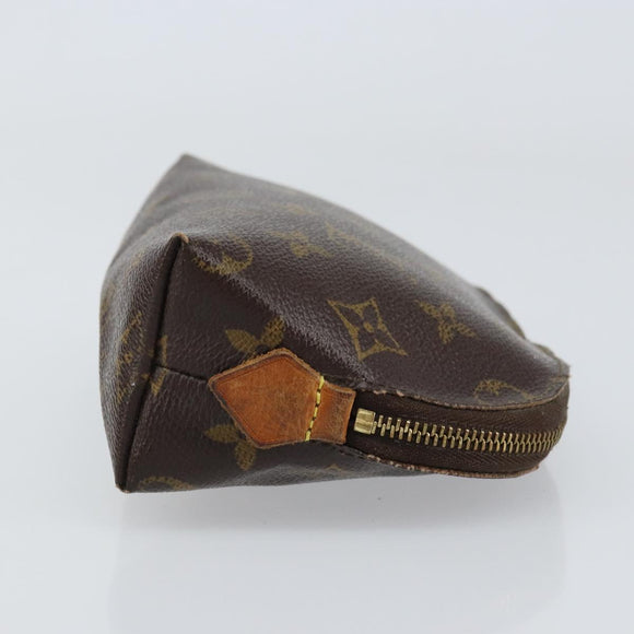 LOUIS VUITTON Monogram Pochette Cosmetic PM Pouch M43998 LV Auth BA8888