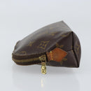 LOUIS VUITTON Monogram Pochette Cosmetic PM Pouch M43998 LV Auth BA8888-4