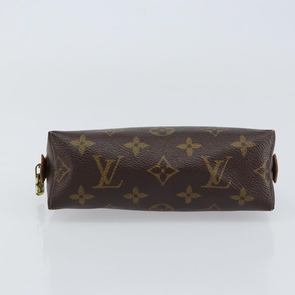 LOUIS VUITTON Monogram Pochette Cosmetic PM Pouch M43998 LV Auth BA8888