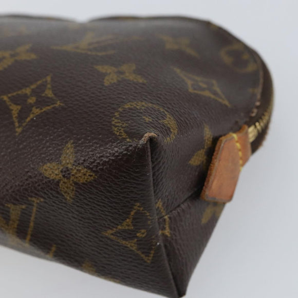 LOUIS VUITTON Monogram Pochette Cosmetic PM Pouch M43998 LV Auth BA8888