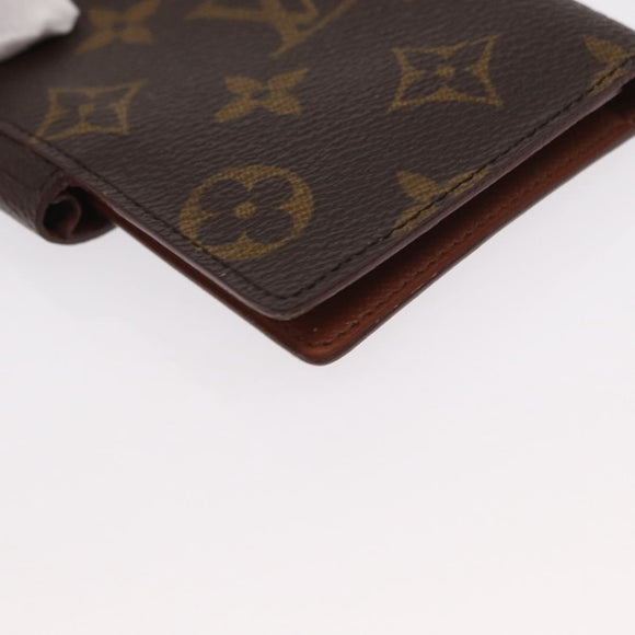LOUIS VUITTON Monogram Agenda Posh USA Day Planner Cover T56350 LV Auth BA8891
