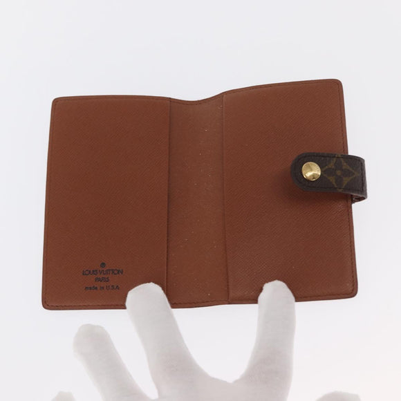 LOUIS VUITTON Monogram Agenda Posh USA Day Planner Cover T56350 LV Auth BA8891