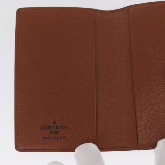 LOUIS VUITTON Monogram Agenda Posh USA Day Planner Cover T56350 LV Auth BA8891