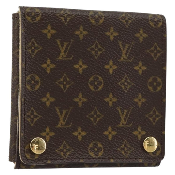LOUIS VUITTON Monogram Jewelry case Jewelry Box LV Auth BA8893