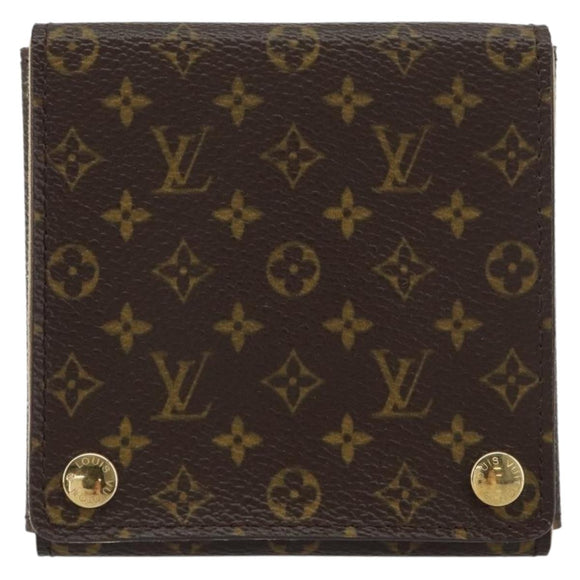 LOUIS VUITTON Monogram Jewelry case Jewelry Box LV Auth BA8893