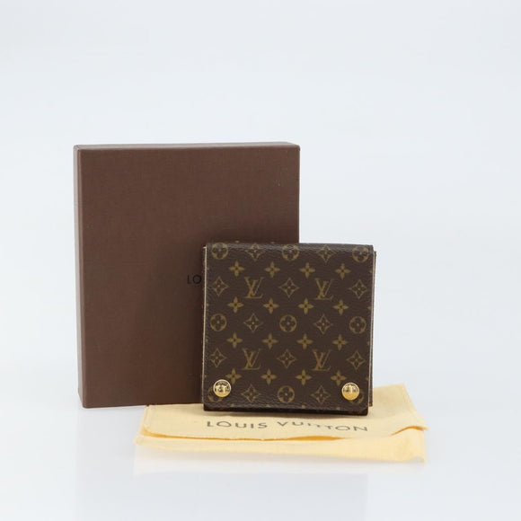 LOUIS VUITTON Monogram Jewelry case Jewelry Box LV Auth BA8893