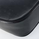 Salvatore Ferragamo Vala Shoulder Bag Leather Navy Gold Auth BA8897-17