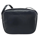Salvatore Ferragamo Vala Shoulder Bag Leather Navy Gold Auth BA8897-2