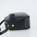 Salvatore Ferragamo Vala Shoulder Bag Leather Navy Gold Auth BA8897-4
