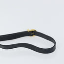 Salvatore Ferragamo Vala Shoulder Bag Leather Navy Gold Auth BA8897-8