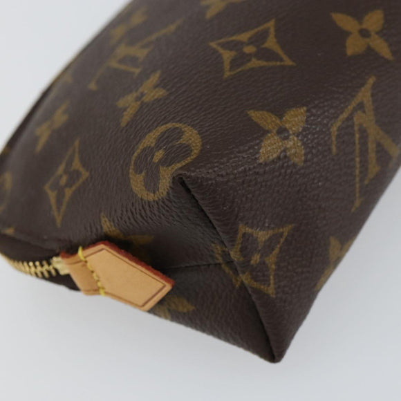 LOUIS VUITTON Monogram Pochette Cosmetic PM Pouch M43998 LV Auth BA8901