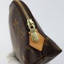 LOUIS VUITTON Monogram Pochette Cosmetic PM Pouch M43998 LV Auth BA8901-8