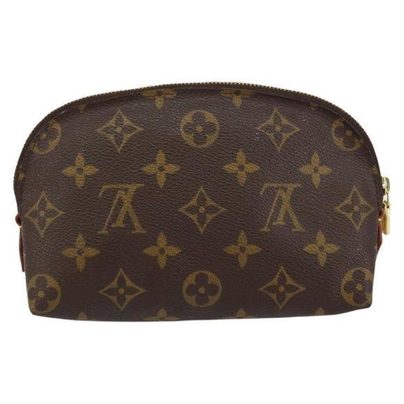 LOUIS VUITTON Monogram Pochette Cosmetic PM Pouch M43998 LV Auth BA8901