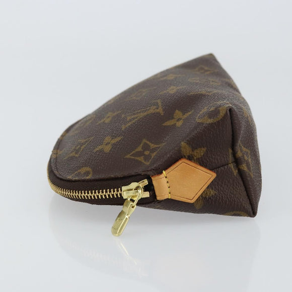LOUIS VUITTON Monogram Pochette Cosmetic PM Pouch M43998 LV Auth BA8901