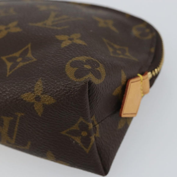 LOUIS VUITTON Monogram Pochette Cosmetic PM Pouch M43998 LV Auth BA8901