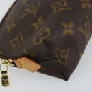 LOUIS VUITTON Monogram Pochette Cosmetic PM Pouch M43998 LV Auth BA8901-14