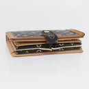 LOUIS VUITTON Multicolor Portefeuille Viennois Wallet Black M92988 Auth BA8902-5