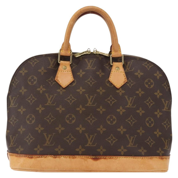 LOUIS VUITTON Monogram Alma Hand Bag M51130 LV Auth BA8904
