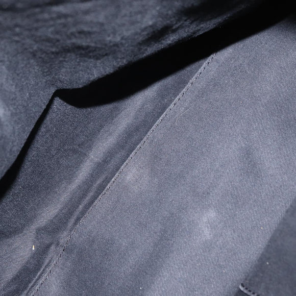 Chloe Paddington Shoulder Bag Leather Black Gold Silver Auth BA8905