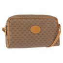 GUCCI Micro GG Supreme Shoulder Bag PVC Beige Gold 007 1112 63 Auth BA8906-1