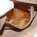 GUCCI Micro GG Supreme Shoulder Bag PVC Beige Gold 007 1112 63 Auth BA8906-21