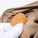 GUCCI Micro GG Supreme Shoulder Bag PVC Beige Gold 007 1112 63 Auth BA8906-22