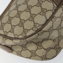 GUCCI GG Supreme Web Sherry Line Bag PVC Beige Gold 89 02 032 Auth BA8907-11