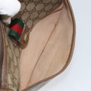 GUCCI GG Supreme Web Sherry Line Bag PVC Beige Gold 89 02 032 Auth BA8907-22