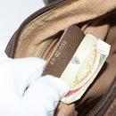 GUCCI GG Supreme Web Sherry Line Bag PVC Beige Gold 89 02 032 Auth BA8907-23