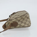 GUCCI GG Supreme Web Sherry Line Bag PVC Beige Gold 89 02 032 Auth BA8907-5