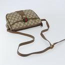 GUCCI GG Supreme Web Sherry Line Bag PVC Beige Gold 89 02 032 Auth BA8907-7