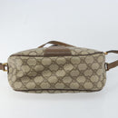 GUCCI GG Supreme Web Sherry Line Bag PVC Beige Gold 89 02 032 Auth BA8907-9