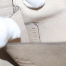 Chloe Fay Shoulder Bag Suede Leather Blue Gold Auth BA8910-12