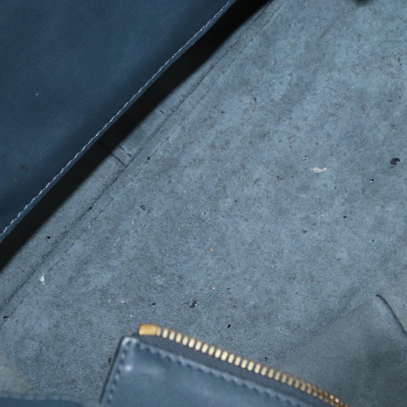 Chloe Kelly Tote Bag Leather Brown Gold Auth BA8911