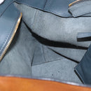 Chloe Kelly Tote Bag Leather Brown Gold Auth BA8911-19