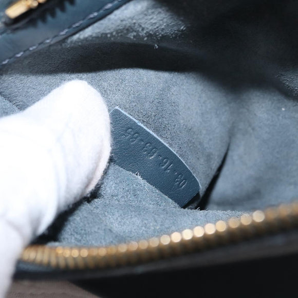 Chloe Kelly Tote Bag Leather Brown Gold Auth BA8911