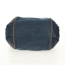 Chloe Etel Hand Bag Leather 2way Blue Gold Auth BA8912V-12