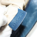 Chloe Etel Hand Bag Leather 2way Blue Gold Auth BA8912V-25