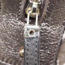 Salvatore Ferragamo Gancini Shoulder Bag Leather Gold Auth BA8916-10